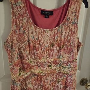 Pretty romantic lace overlay dress